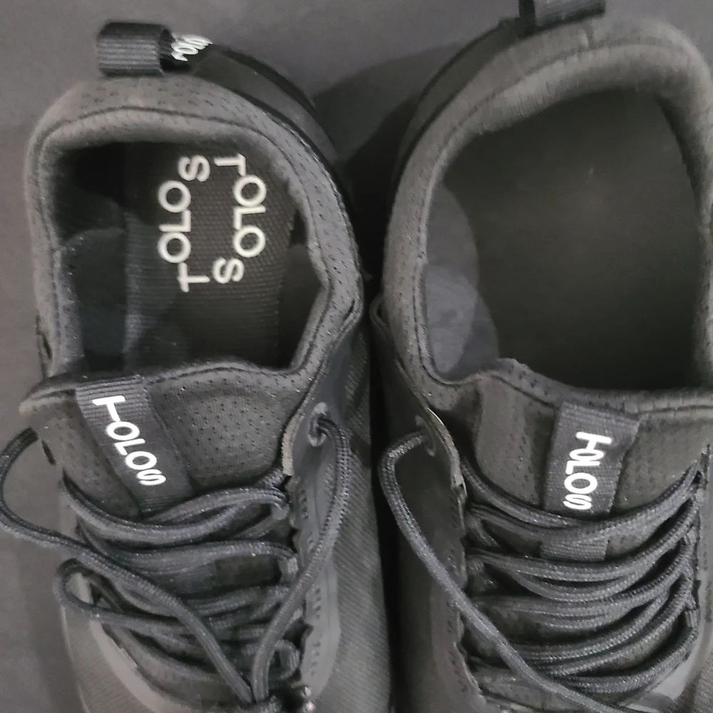 Tolos Lace Up Shoes Barefoot Women Size 6.5/Men Size 5 In Black